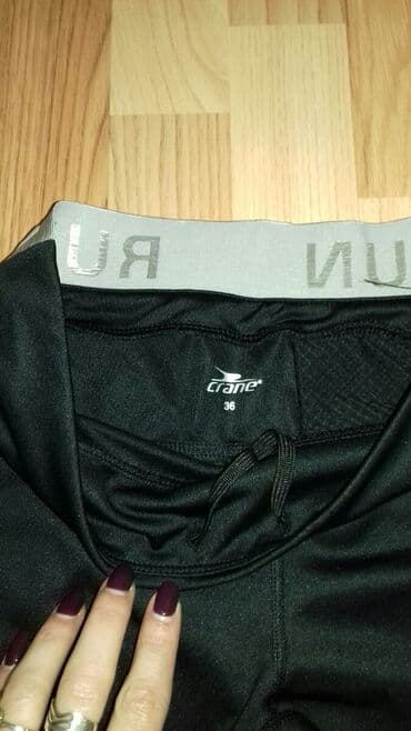 push up helanke: S (EU 36), Lycra, color - Black, Single-colored — 2
