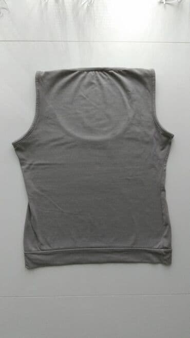 crop top c a: S (EU 36), Polyester, Single-colored, color - Grey — 7