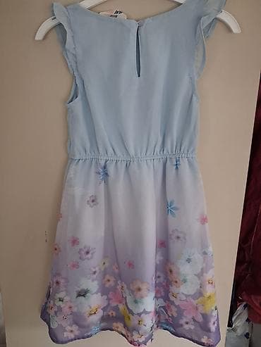 haljine polovne: Dečija haljina H&M – Frozen motiv - Svetloplava haljina bez — 5