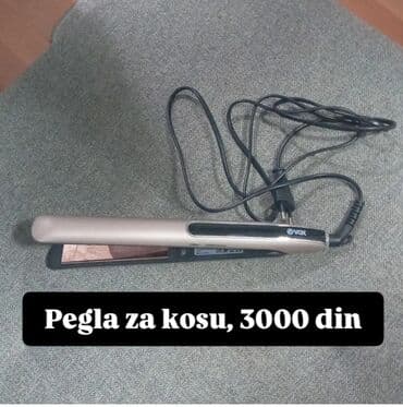 4 us muske patike: VOX pegla za kosu - Uske, glatke grejne ploče – idealne za ravnanje i — 1