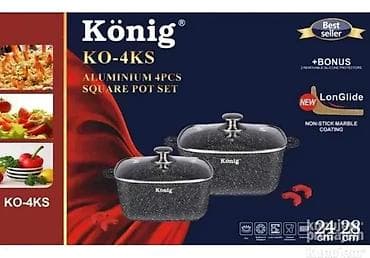 Set granitnih šerpi 24 i 28cm 7100 din Pogodne za sve podloge i