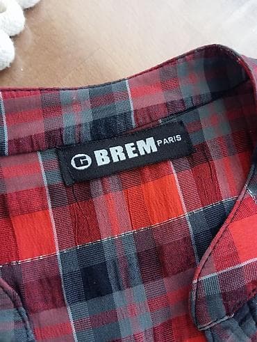 SIM kartice: BREM Paris karirana košulja/haljina - Model: košulja-haljina na — 4