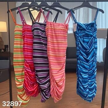 svečane haljine c a: One size, color - Multicolored, Long sleeves — 4