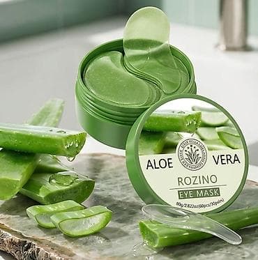 kozni rancevi: ROZINO Aloe Vera Eye Mask – hidrogel flasteri za predeo oko očiju - — 1
