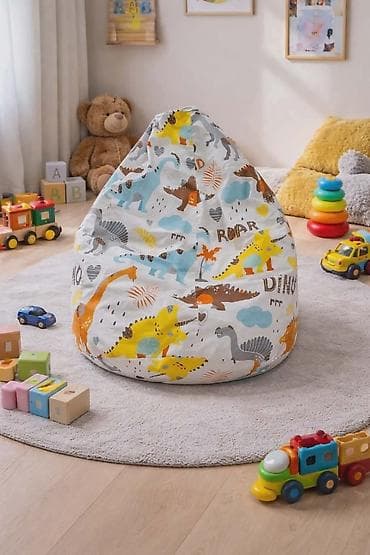 decija komoda: Dečje sedište – lazy bag (sak – jastuk za sedenje) sa štampom crtanih — 6