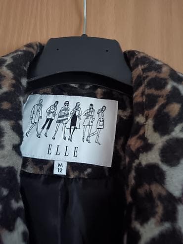 avon sat: ELLE ženski kaput, veličina M (12). - Dizajn: leopard print u smeđim — 2