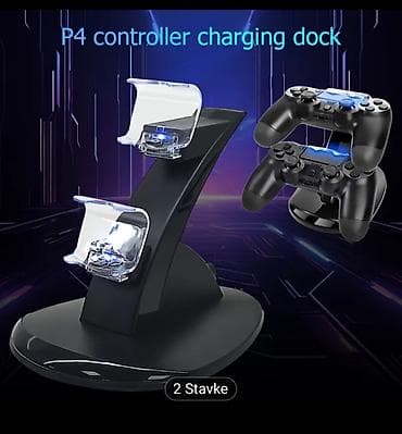 P4 Controller Charging Dock – dvoslojni stalak/punjač za PS4 DualShock