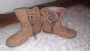 obuća: High boots, 37, color - Brown — 3