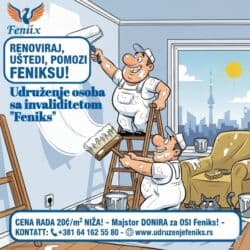 Šivenje i popravka odeće: Renoviranje i krečenje – podržite Udruženje osoba sa invaliditetom — 1