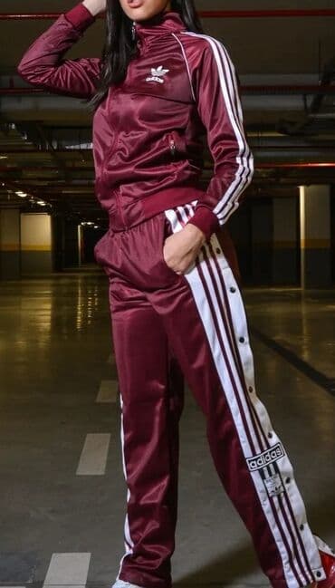 čipkaste haljine svecane haljine do kolena: Adidas, L (EU 40), bоја - Bordo — 2