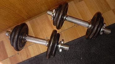 Liveni metalni tegovi bučice 20 kg (2 x 10 kg) podesivi na lalafo.rs Liveni metalni tegovi bučice 20 kg (2 x 10 kg) podesivi