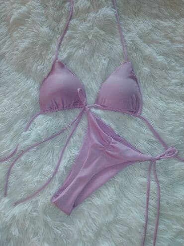 Sweatpants: XS, Polyester, Single-colored, color - Purple — 4