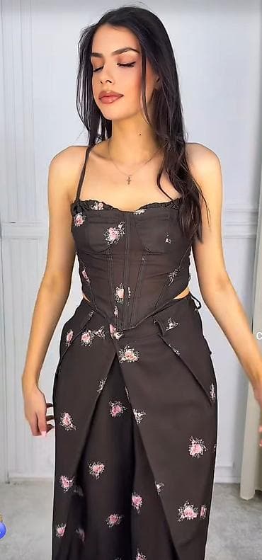 calliope sorcevi: Damski komplet – korzet top + pantalone sa širokim nogavicama NOVOOO - — 1