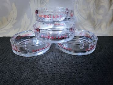 Ostalo posuđe: Pepeljare 1 nove gorki list. Nove pepeljare pakovanje po dve. Cena za — 1