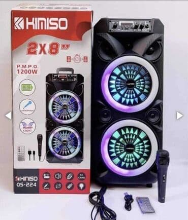 veliki zvucnik: Veliki Bluetooth karaoke zvucnik KIMISO QS-224 Karaoke zvučnik + — 2