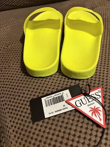 baletanke sa platformom: Papuče 38, bоја - Žuta — 2