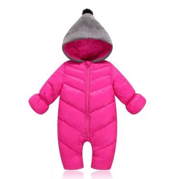 alexander mcqueen crne patike: Bebi zimski skafander – roze - Veličina: 0–6 meseci - Cena: 2500 — 2