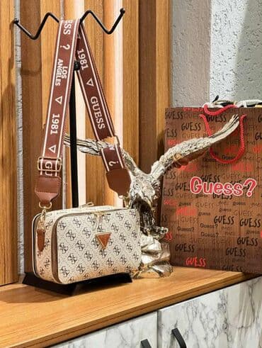 Naočare: Torba za rame, Guess, Materijal: Platno — 21