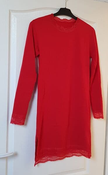 midi haljine h m: M (EU 38), New, color - Red — 2