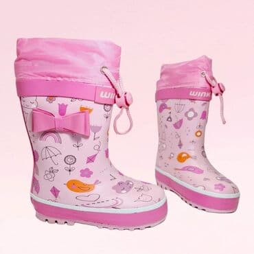 dečija obuća top: Odlican model gumenih cizmica koje su skroz oblozene vunom tople — 2