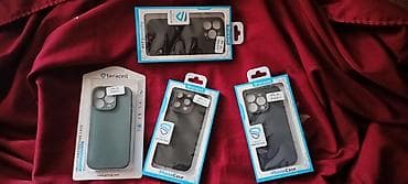 iphone za 50 eur: Maske za iPhone 16 pro 6.3 tri komada Teracell Giulietta (maslinasto — 3