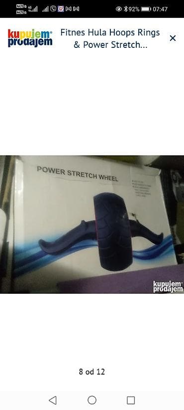 sat na navijanje: Power Stretch Wheel / Ab Wheel set - Trenažer za jačanje core-a — 2