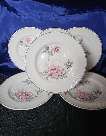 arkopalni tanjiri: Tanjiri engleski 1950 do 1970god.Barratts Staffordshire. Engleski — 7