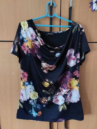 pull and bear suknje: Promiss majica Naznacena vel Xl Po grudi 56-66 Duzina 75 Saten svila — 3