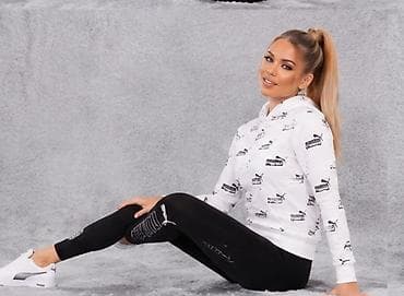 nike ninja duks: Puma ženska sportska kombinacija – dukserica s kapuljačom + helanke + — 2