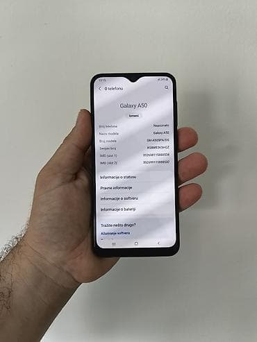 huawei p10 et p10 lite: Samsung A50 crni sa 4/128b memorije, dual sim otključan za sve mreže — 5