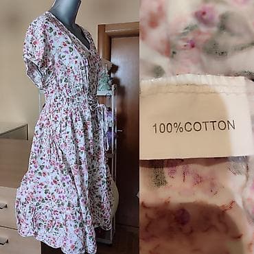 Lične stvari: Haljina Just Woman, veličina M/L. - Materijal: 100% pamuk - Dužina — 2