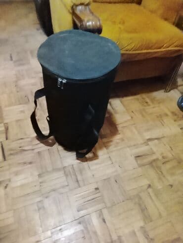 Tradicionalni ručno vezani dvooglavi bubanj (tip dholak/nafram) - — 6