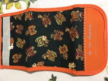 futrola za dokumenta: Ženski novčanik, Materijal: Platno — 3