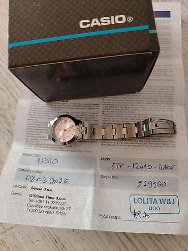 casio sat digitalni: Casio ženski ručni sat – kvarcni mehanizam - Brend/model: Casio — 6