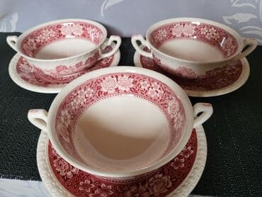 set za začine: Cinije za supe,corbe Villeroy - Boch Rusticana Nemacka 80te. Cinije 3 — 4