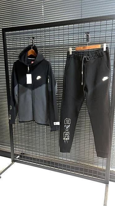 zara pantalone sa visokim strukom: Trenerka Nike, bоја - Crna — 2