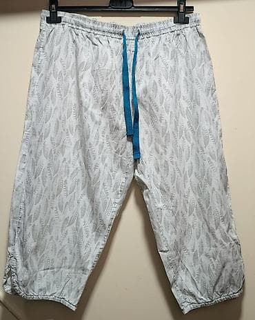 iqos lil solid boje: Zenske lagane tričetvrt pantalone sa dezenom listića - Boja — 1