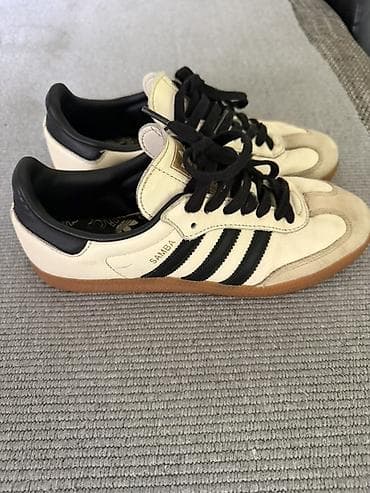 nike bele kozne patike: Adidas Samba OG patike - Model: Samba OG - Boja: bela/krema sa crnim — 1