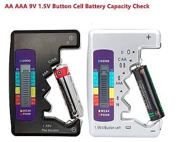 Ostala elektronika: Nov tester za baterije. Pogodan za ugljenične, cink, alkalne i punjive — 1