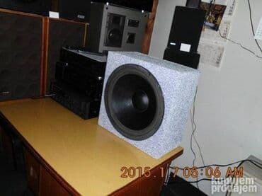 tablet 7 inča: Aciko- wufer 15 inca; Germany; 200w dimenzije;43x43x24cm. FIXNO 60e — 3