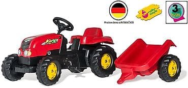 Traktor Rolly Kid sa prikolicom, crveni Šifra proizvoda: 01 Brend