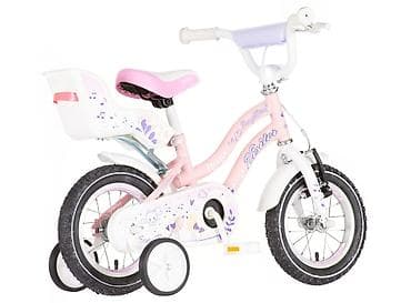 set za prvi razred: Bicikl kids Visitor Songbird 12" 7" V-brake, kontra, 95–115 cm (12") – — 2