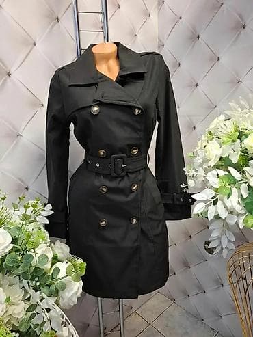 Kupaći kostimi: Ženski kratki treč mantil sa pojasom - Klasičan dvoredni kroj sa — 1