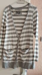 gerry weber majice: Prugasti kardigan sa dugmadima - Model: dugačak kardigan sa V-izrezom — 1