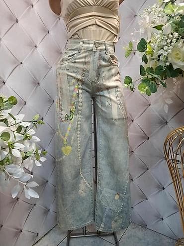 razne torbe: Ženske ležerne pantalone ravnog kroja, idealne za svakodnevno nošenje — 10