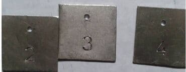 ikea fioke za igracke: Prodajem komplet brojeva sa slike, na aluminijumskim pločicama — 2