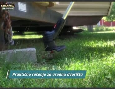 kosilica na struju: 𝐂𝐞𝐧𝐚: 2800 𝐫𝐬𝐝 Bionic Trimmer – Bežični trimer za dvorište Prakticno — 3