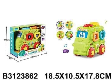 carobne muzicke price: Bebi igra bus 386204-K – šarena edukativna igračka za rani razvoj — 1