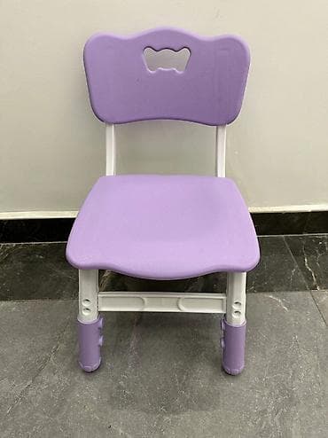 polovne barske stolice: Podesiva stolica za decu (više boja) – Lavanda Praktična podesiva — 1