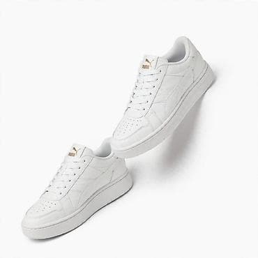 Puma bele patike – klasičan low‑top dizajn - Model: niske lifestyle